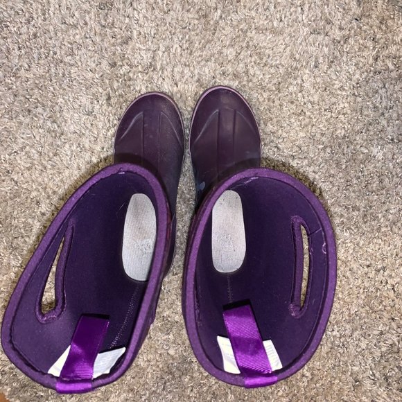 All Weather Purple Boots Women's Size 6 - Picture 5 of 6